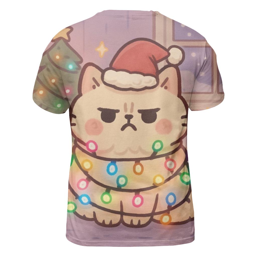 Grumpy Cat In Lights custom all-over print shirts
