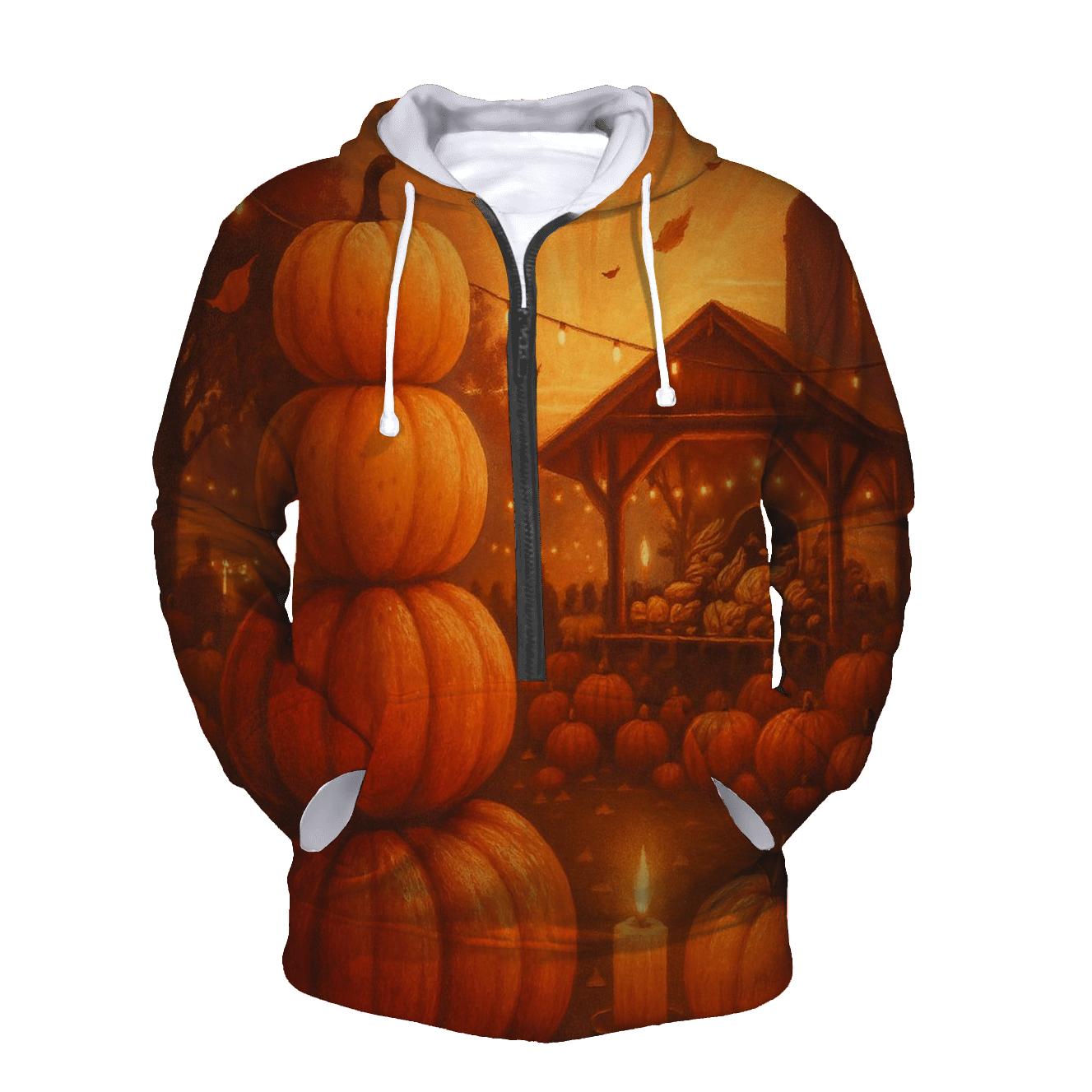 Pumpkin Moon Market pullover hoodies