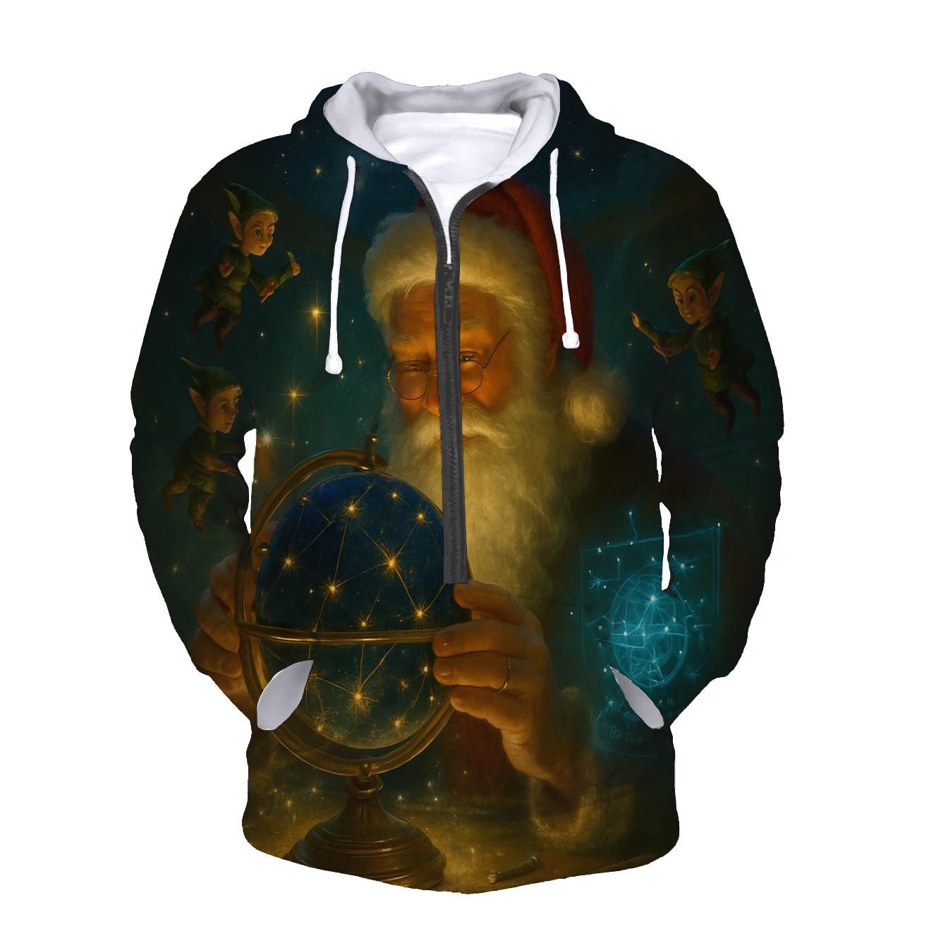 Starlight Workshop Santa printed hoodies