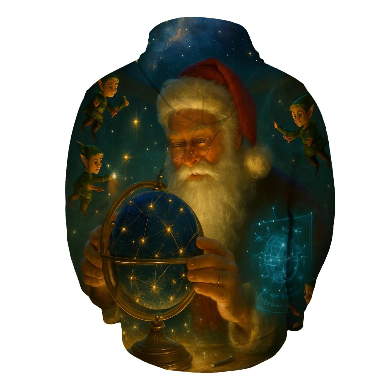 Starlight Workshop Santa printed hoodies