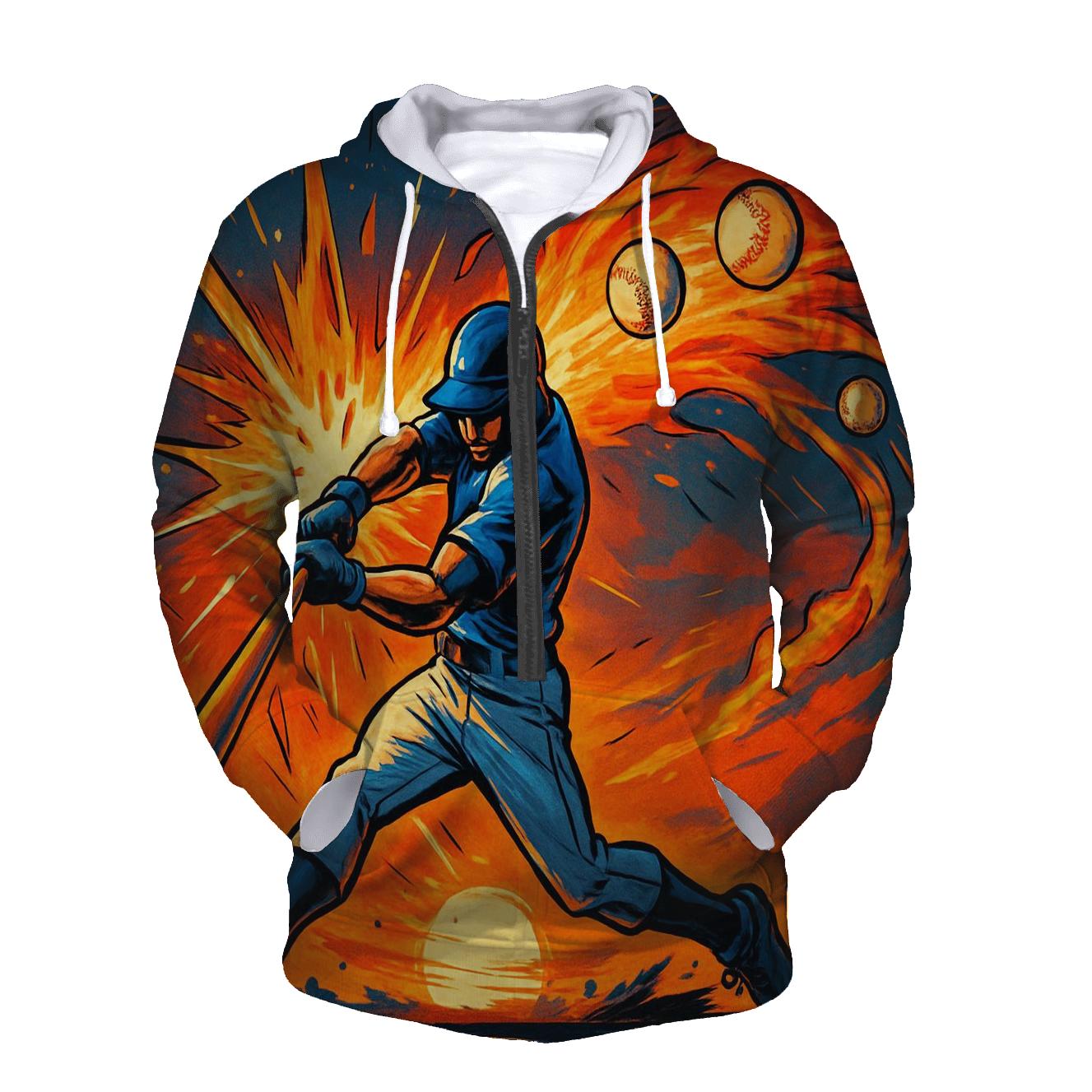 Sunset Homer Burst premium hoodies