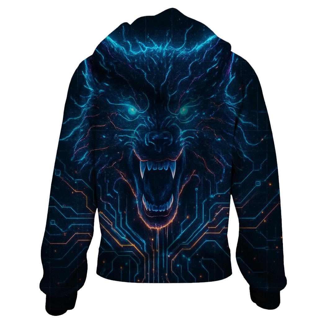 Phantom Circuit Howler graphic hoodies