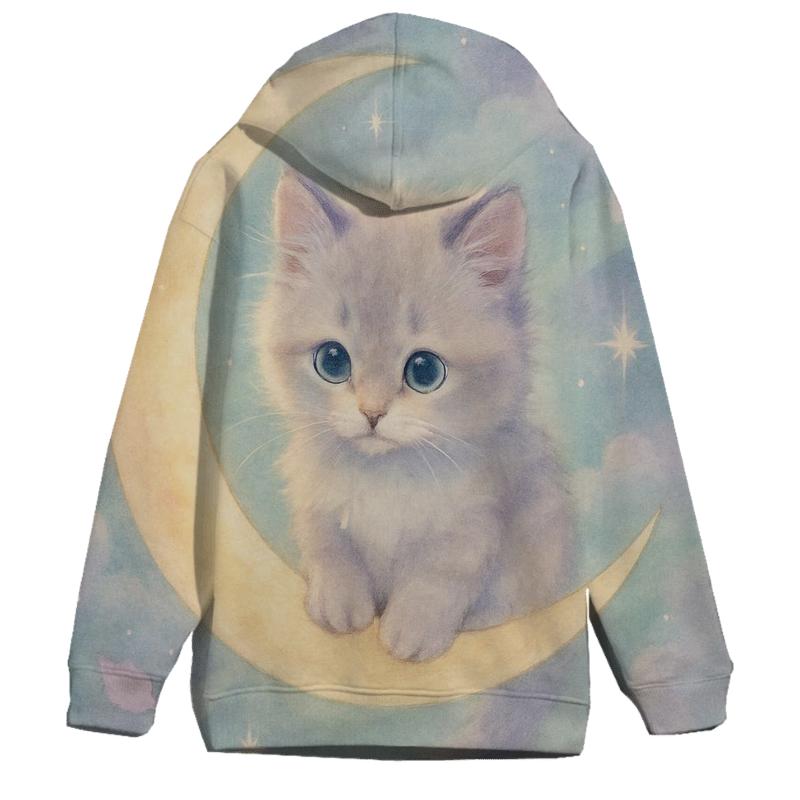 Moonlit Cloud Kitten hoodie designs