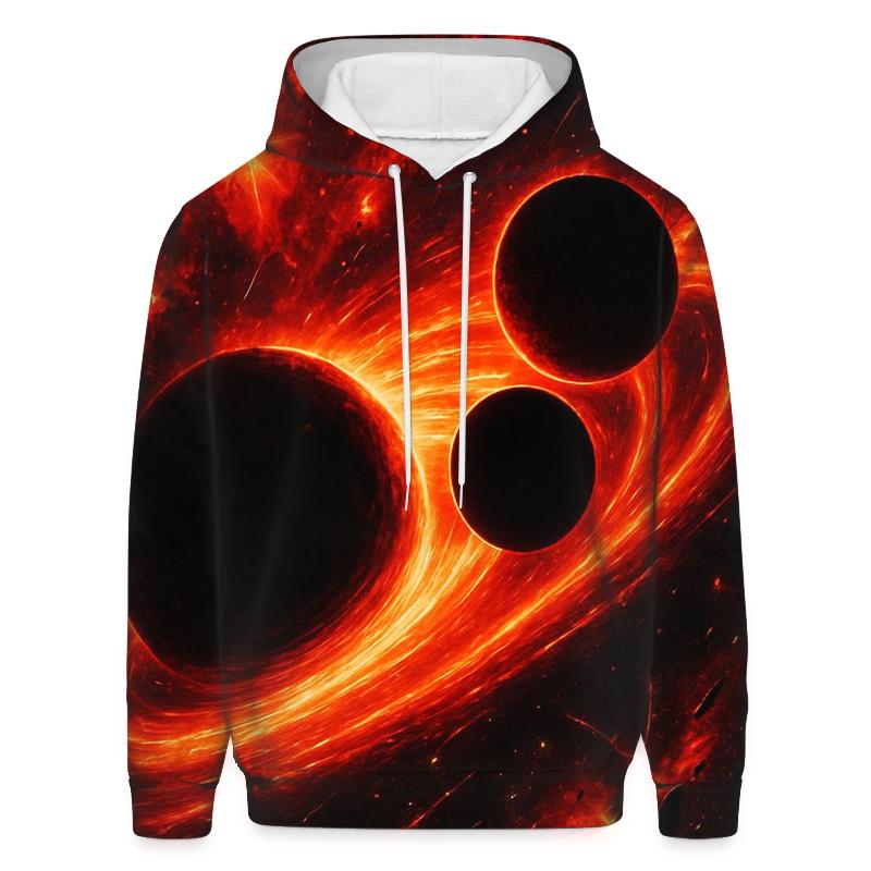 Crimson Black Hole Ballet heavyweight hoodies