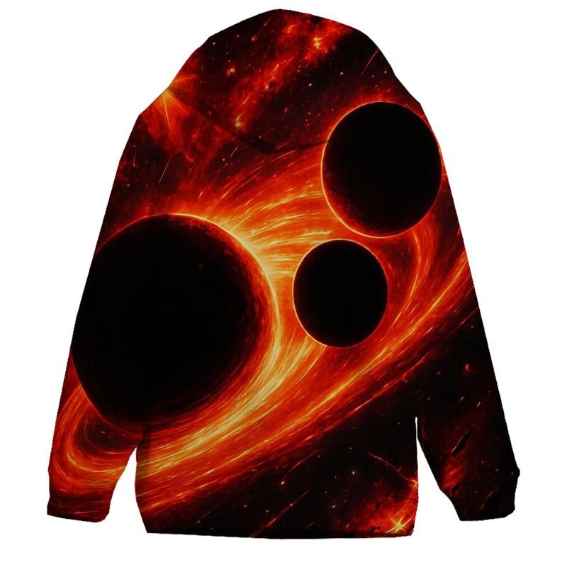 Crimson Black Hole Ballet heavyweight hoodies