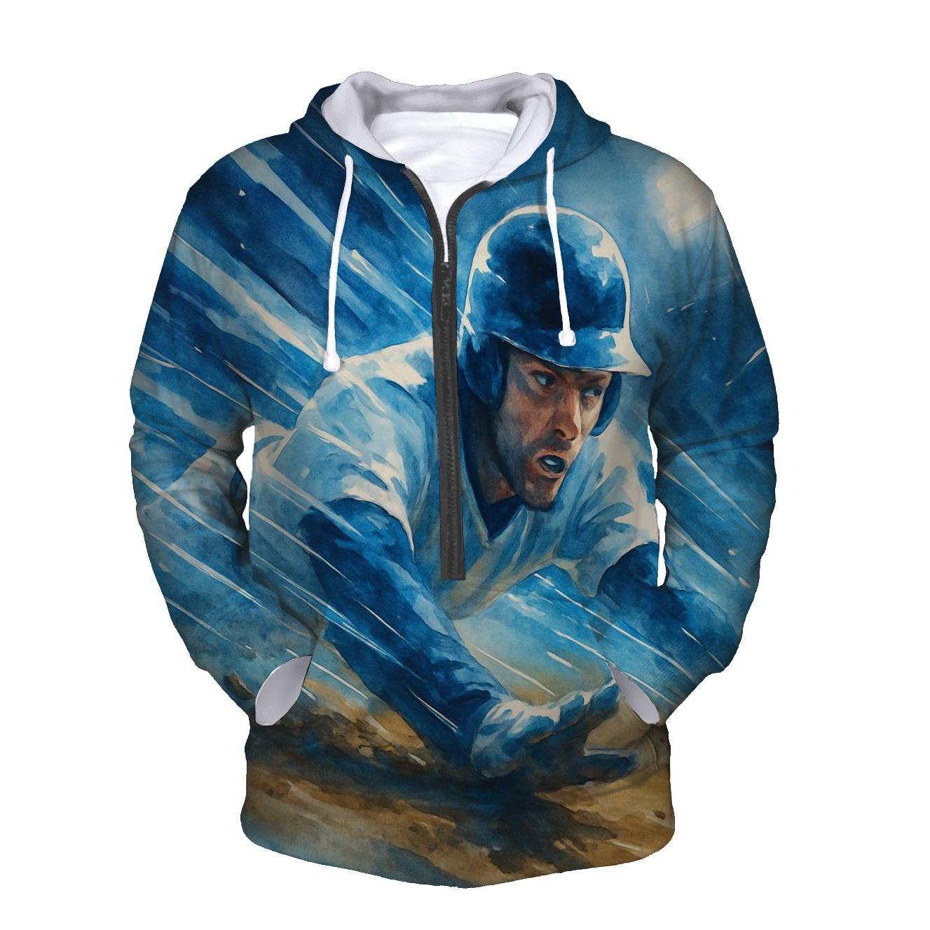 Glide Of The Base Runner pullover hoodies