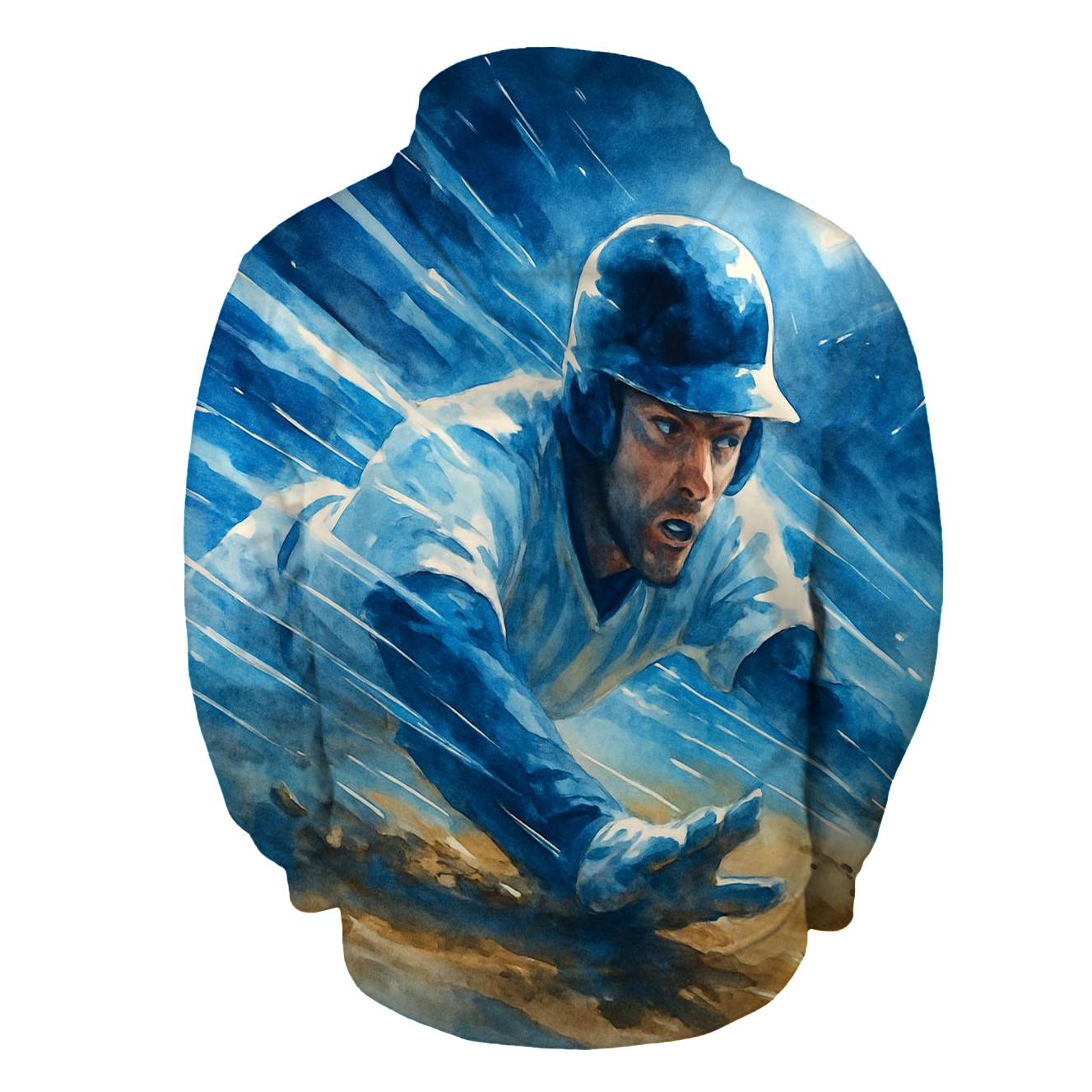 Glide Of The Base Runner pullover hoodies