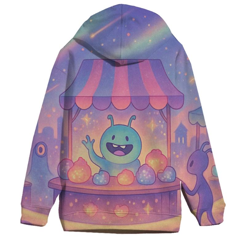 Pastel Meteor Market graphic hoodies