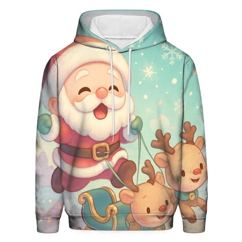Chibi Sleigh Patrol Santa custom hoodies