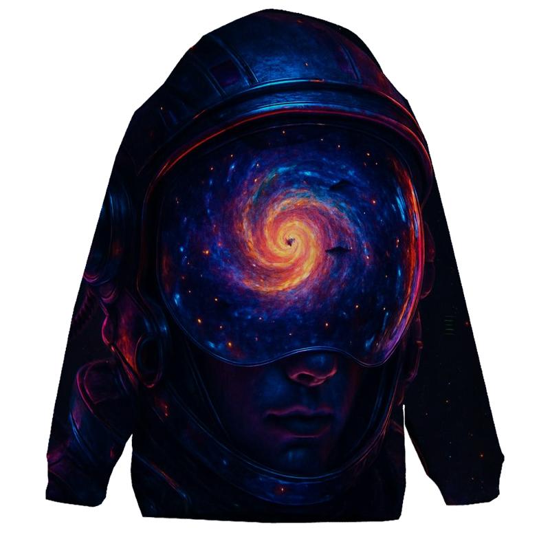 Quantum Voyager Portrait custom hoodies