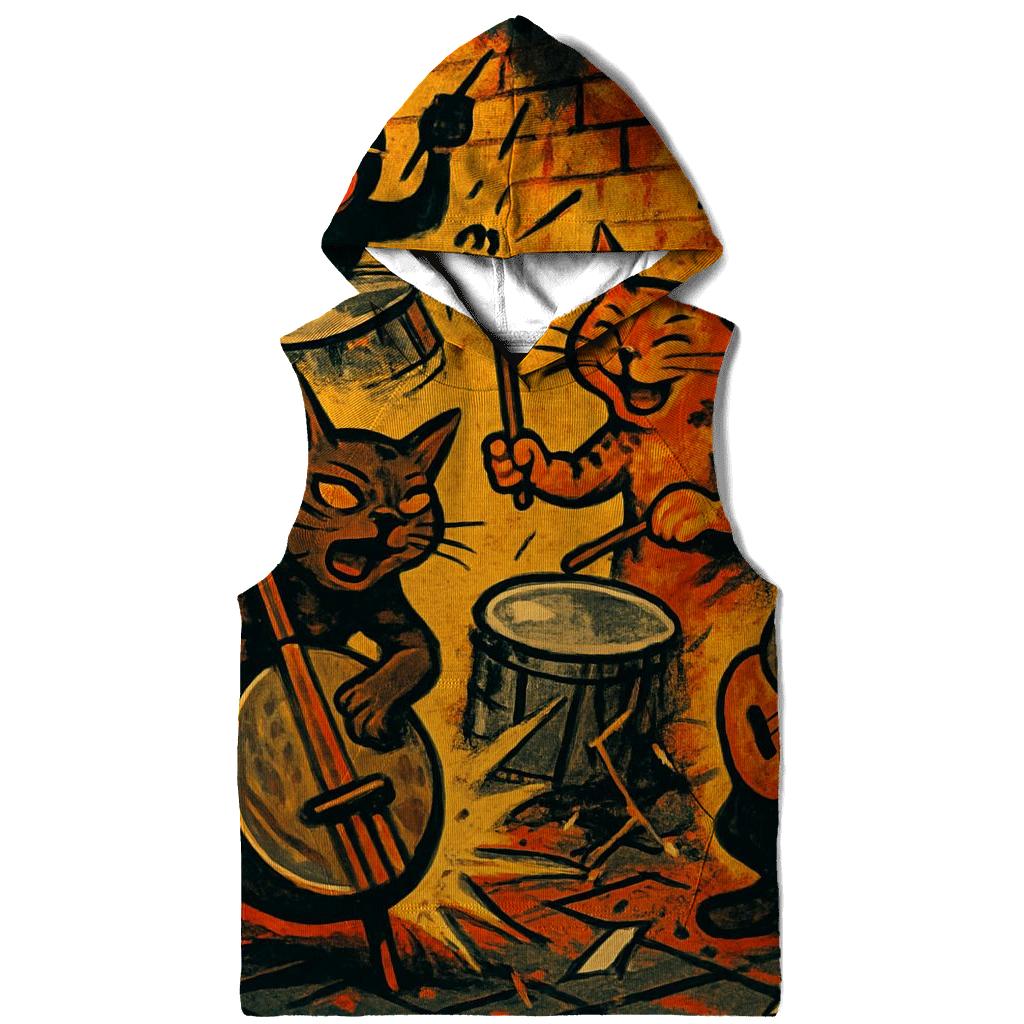 Graffiti Alley Orchestra printed hoodies