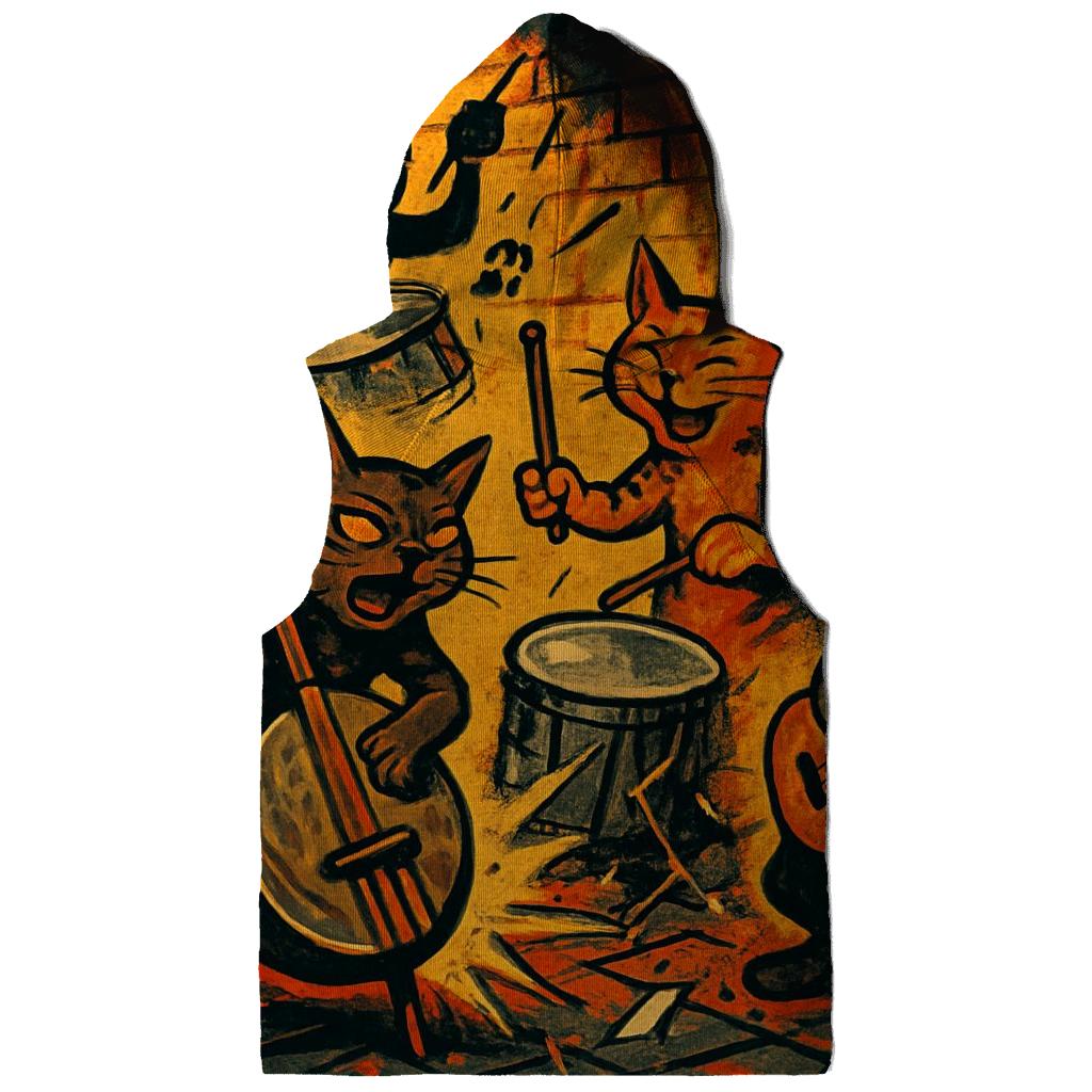 Graffiti Alley Orchestra printed hoodies