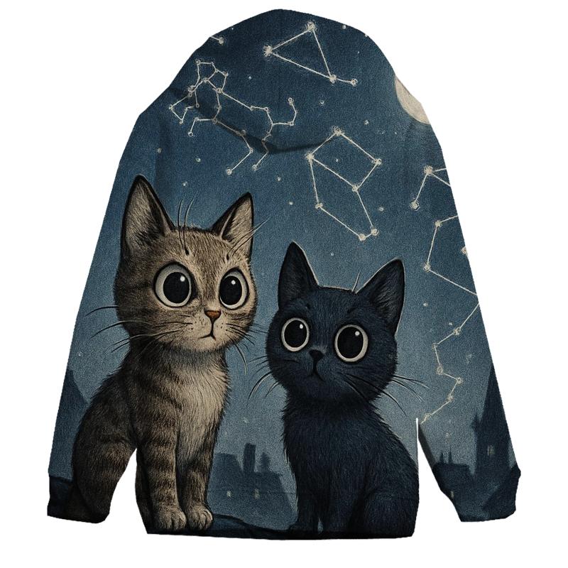 Constellation Window Watchers graphic hoodies