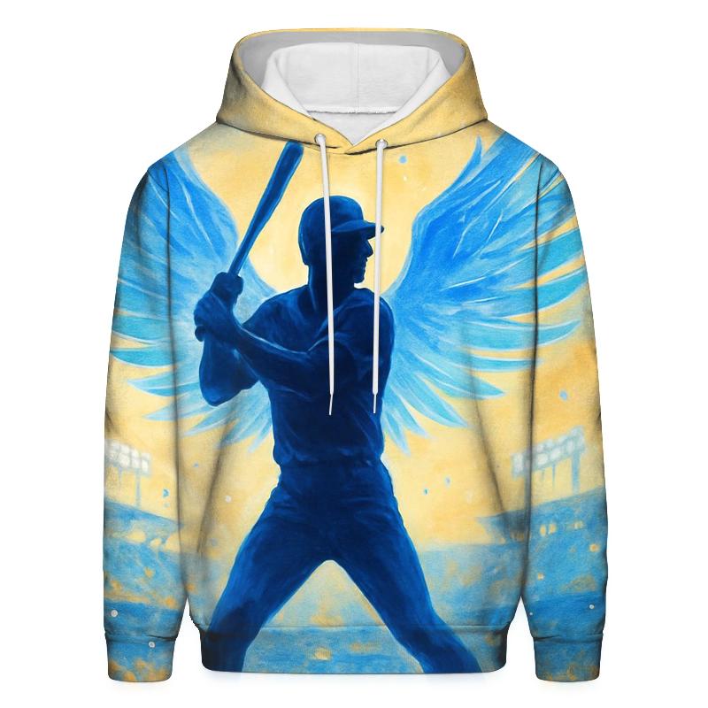 Winged Batter Silhouette designer hoodies
