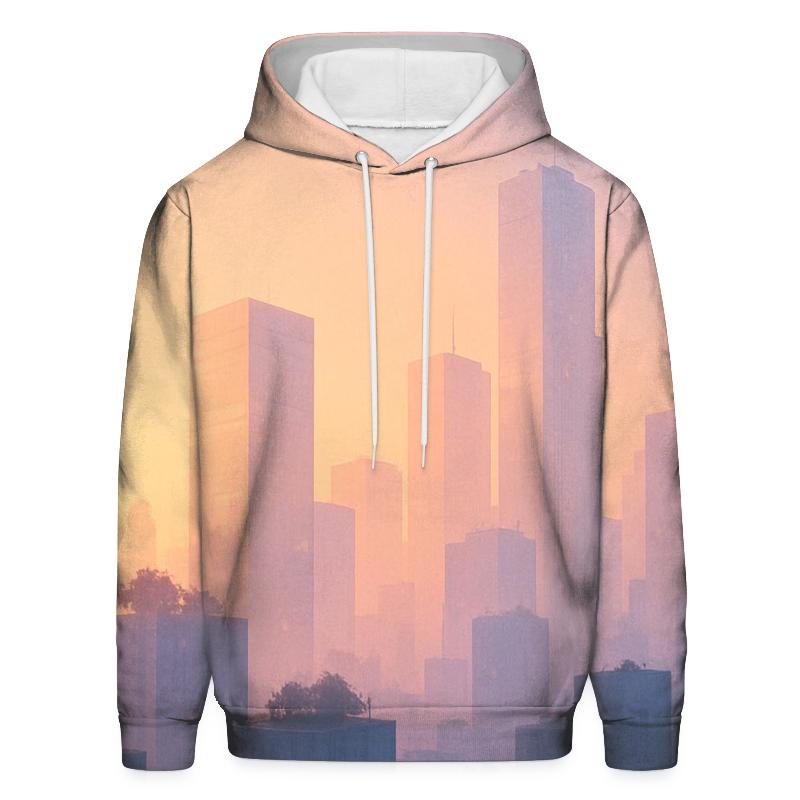 Lavender City Afterlight printed hoodies