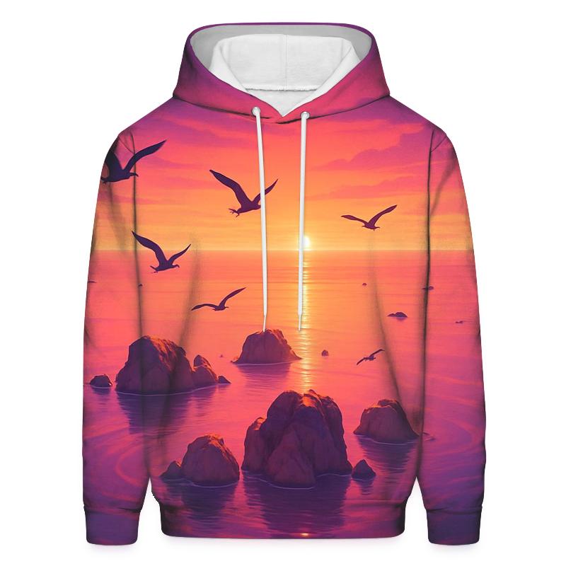 Twilight Archipelago Reflection printed hoodies
