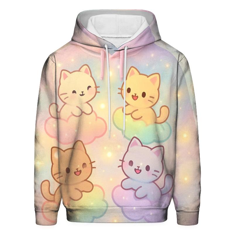 Cloud Carousel Kittens hoodie trends