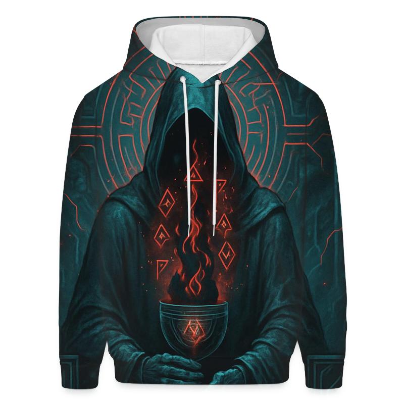 Eternal Black Flame Oracle graphic hoodies