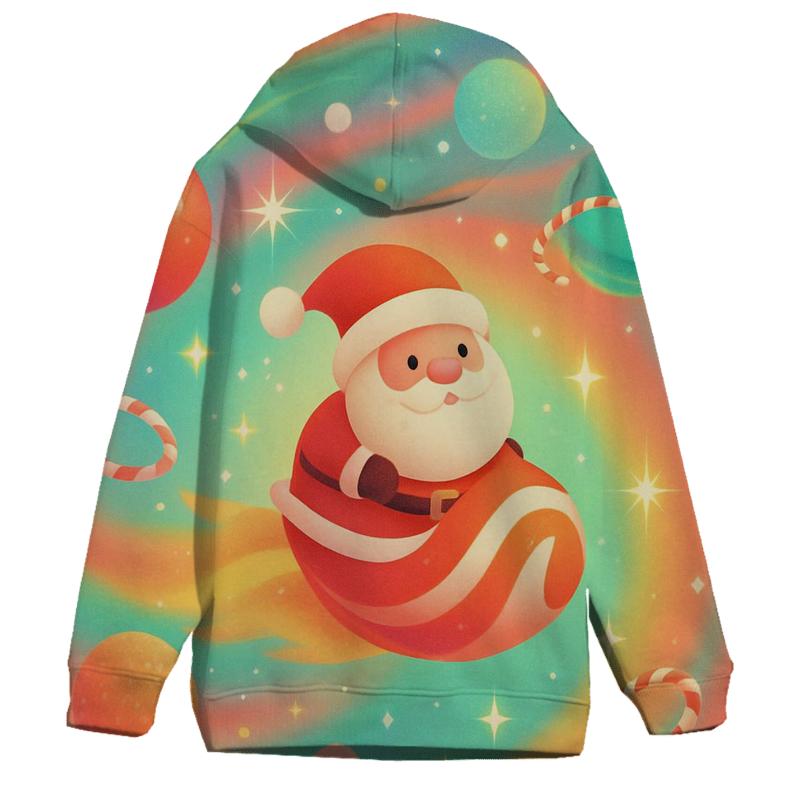 Candy Galaxy Santa premium hoodies