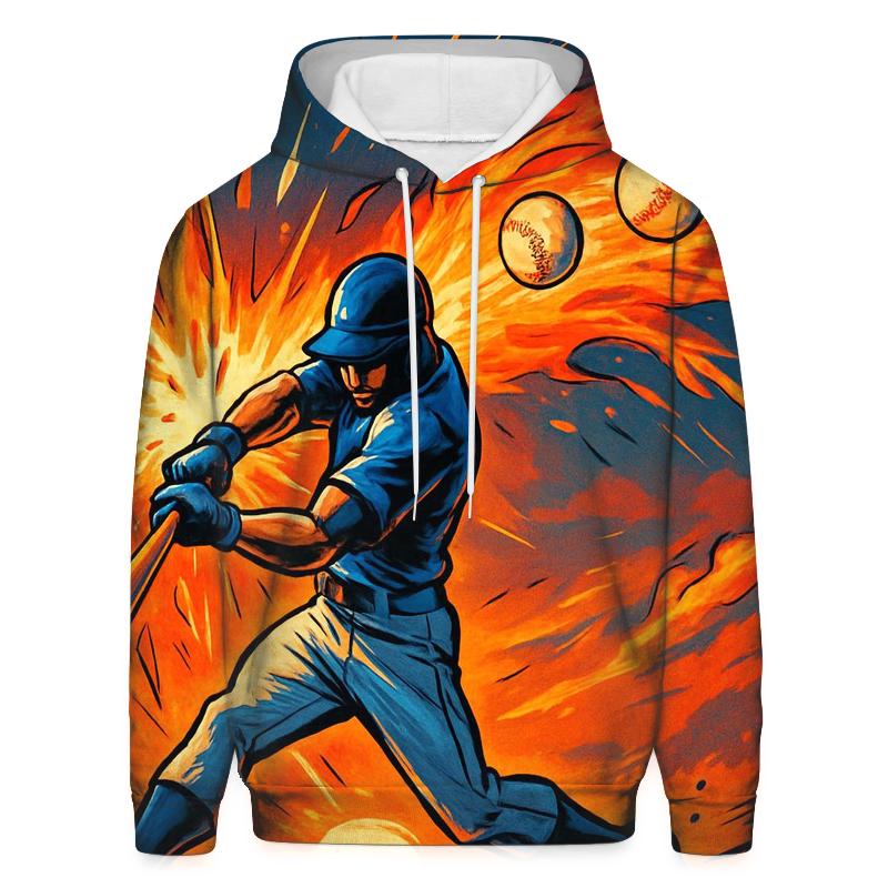 Sunset Homer Burst zip-up hoodies