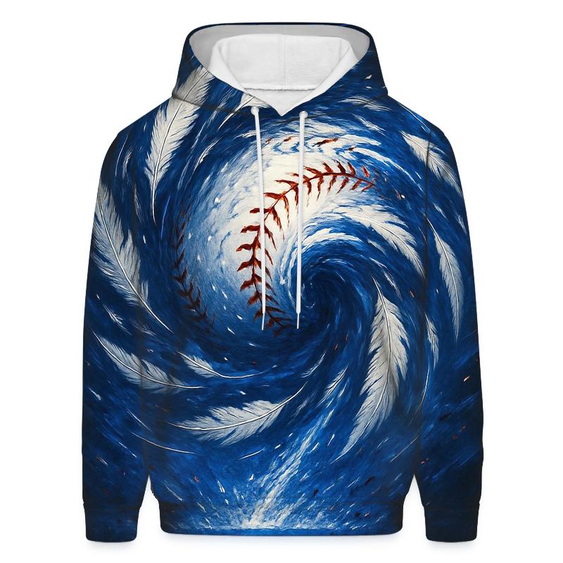 Feather Storm Blue Jays graphic hoodies