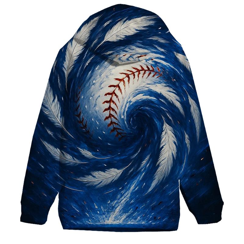 Feather Storm Blue Jays graphic hoodies