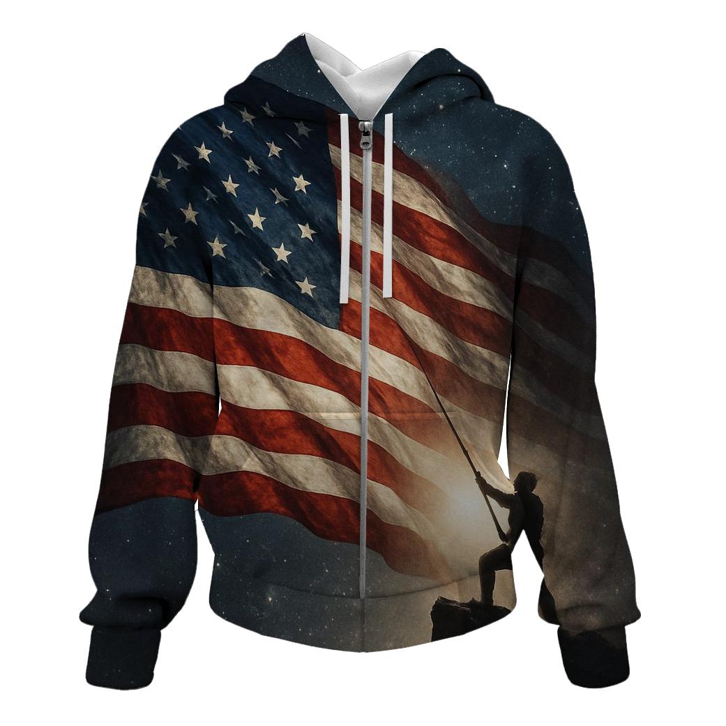 Stellar Banner Flight designer hoodies