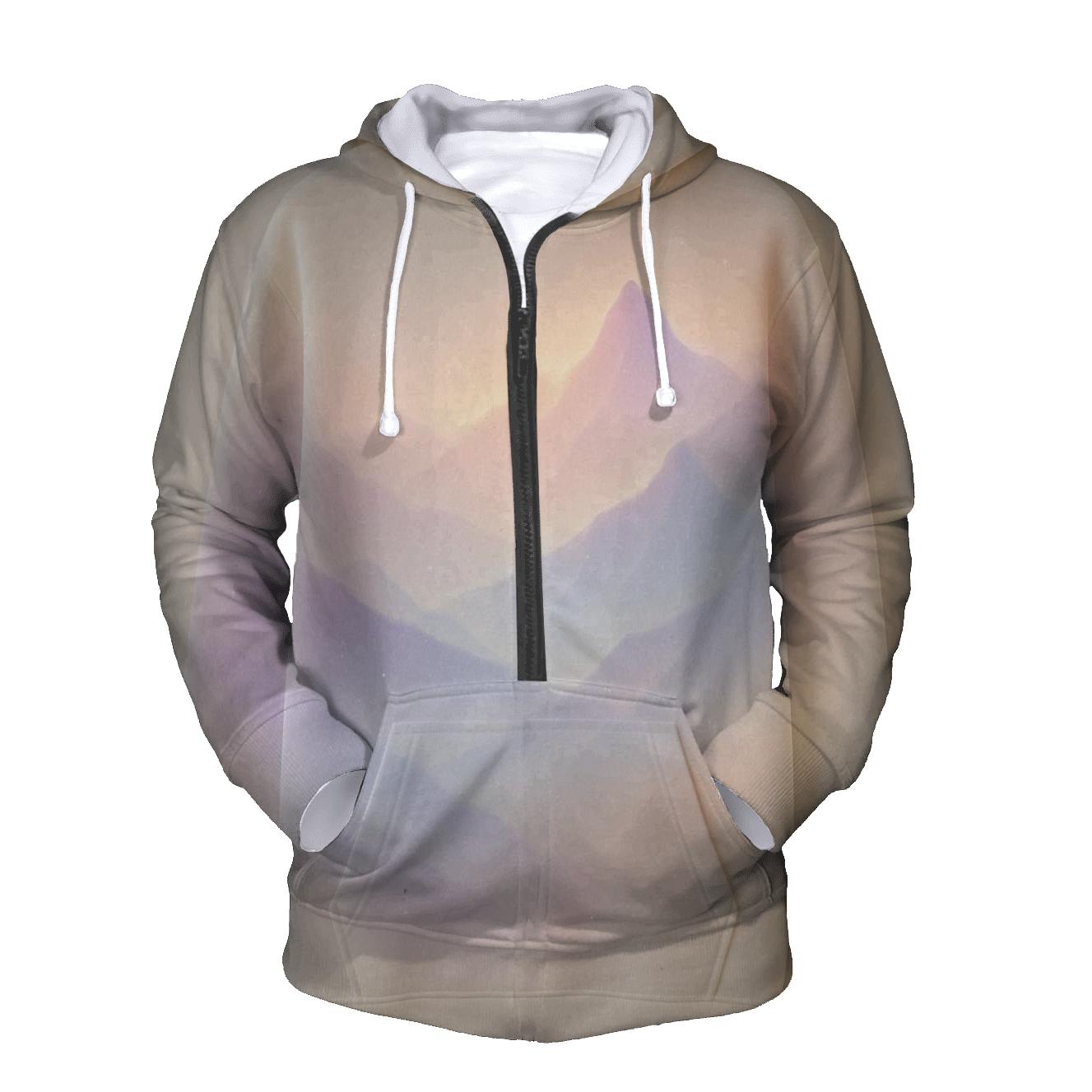 Pastel Mist Peaks heavyweight hoodies