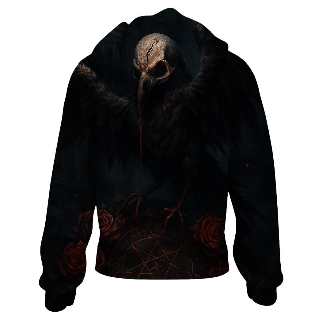 Infernal Raven Pact zip-up hoodies