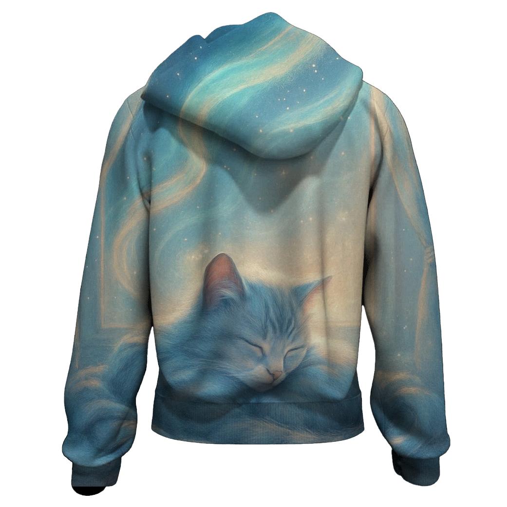 Aurora Window Naps printed hoodies
