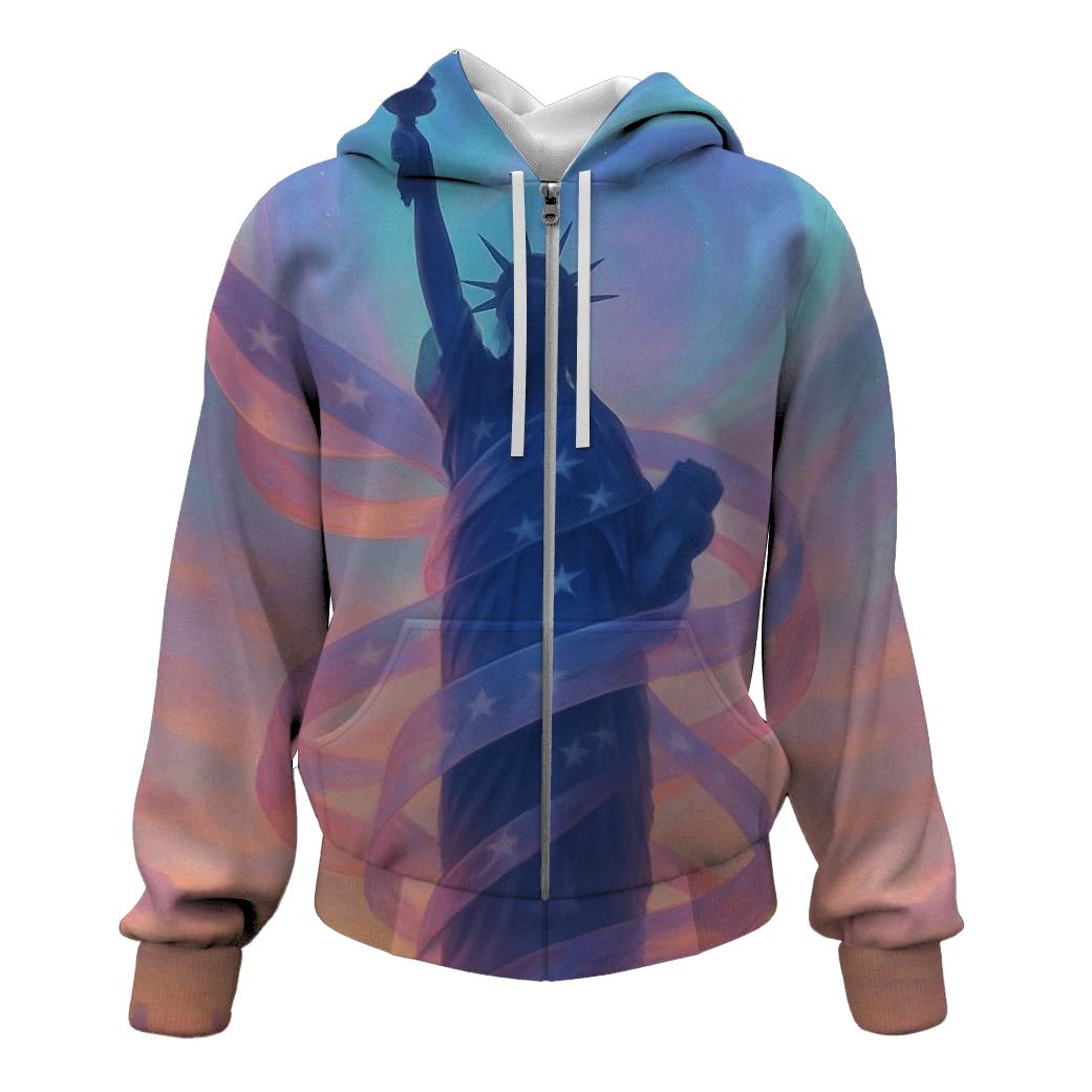Liberty Aurora Wrap hoodie styles