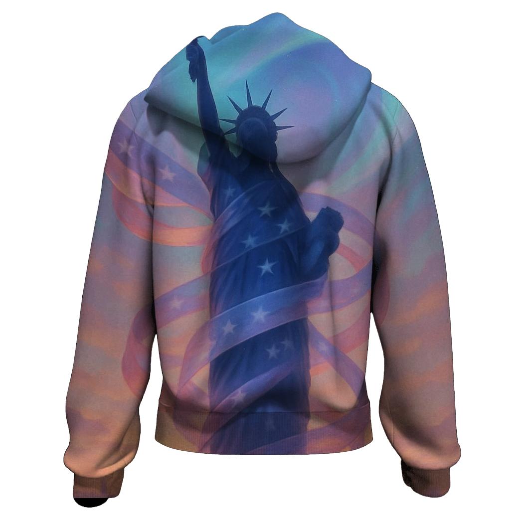 Liberty Aurora Wrap hoodie styles
