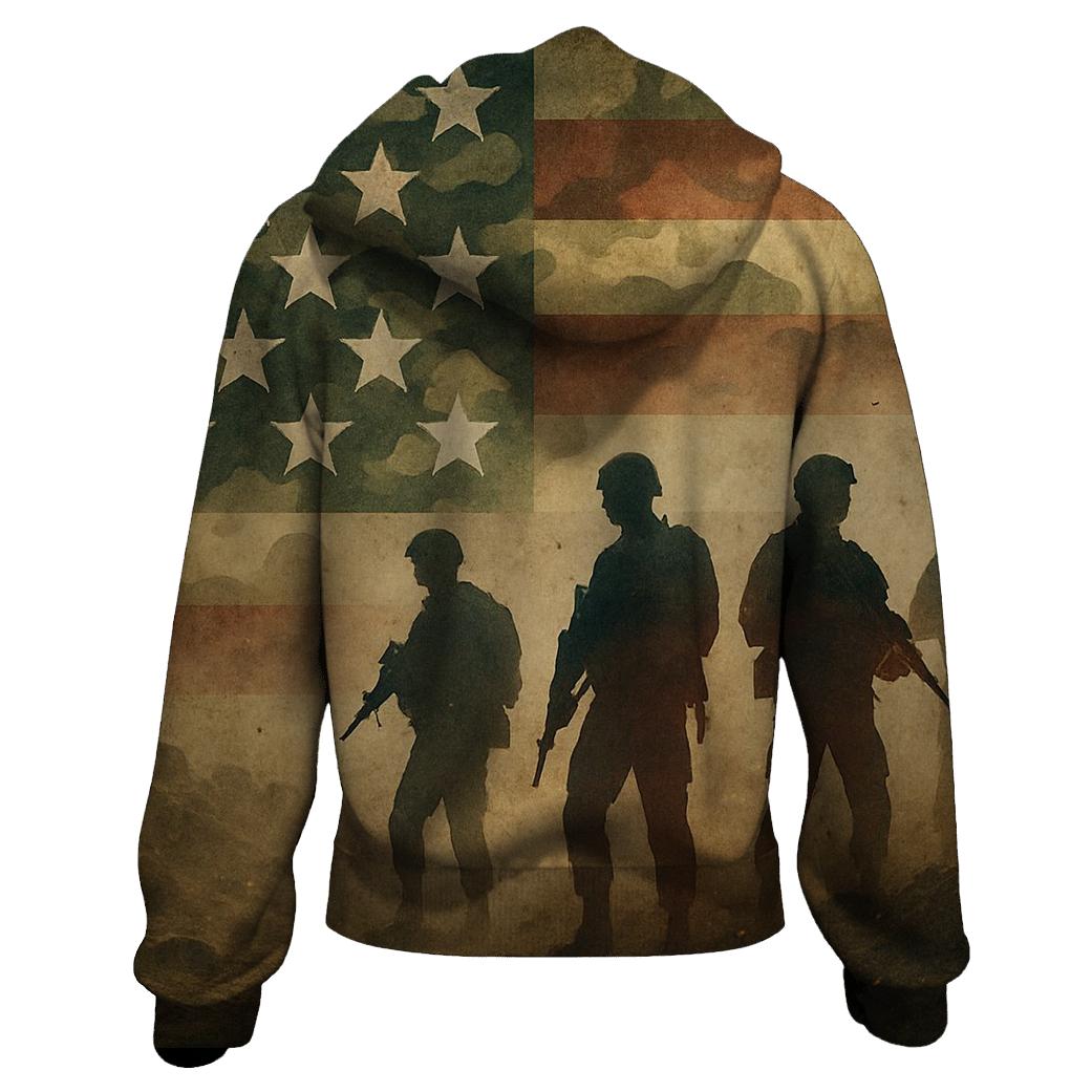Camouflage Frontier heavyweight hoodies