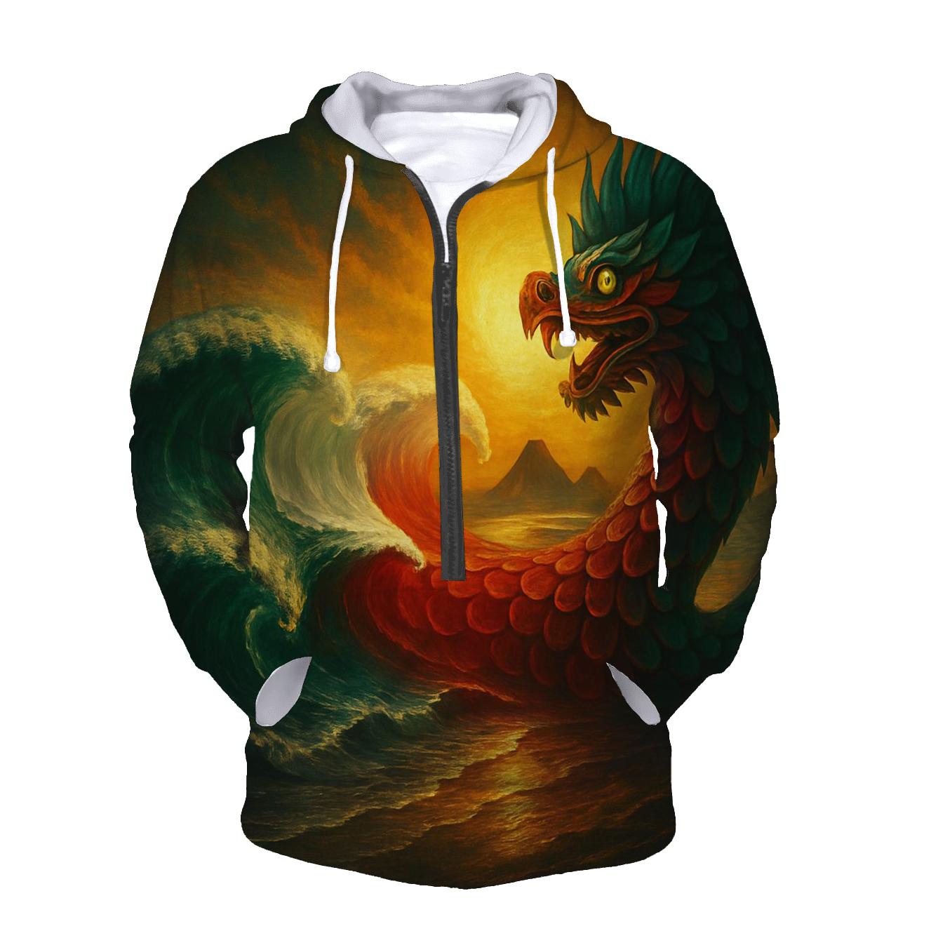 Aztec Tide graphic hoodies