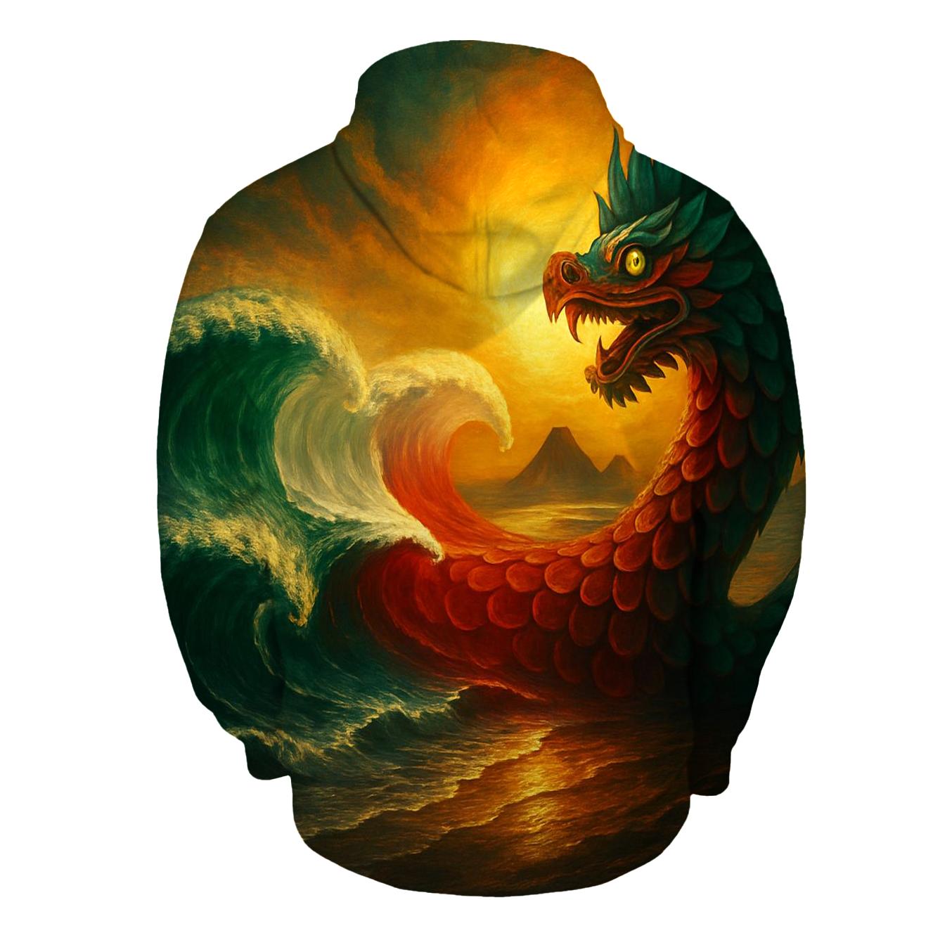 Aztec Tide graphic hoodies