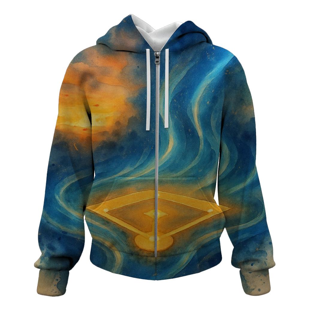 Diamond Aurora Blue Jays designer hoodies