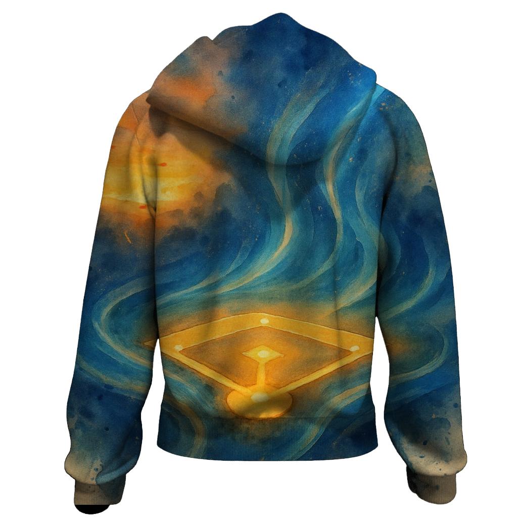 Diamond Aurora Blue Jays designer hoodies