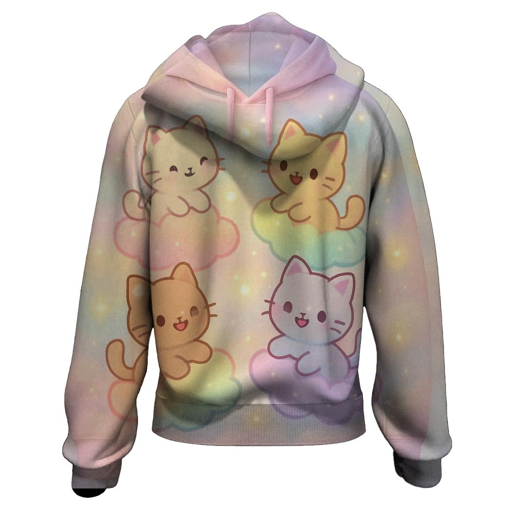 Cloud Carousel Kittens hoodies fashion