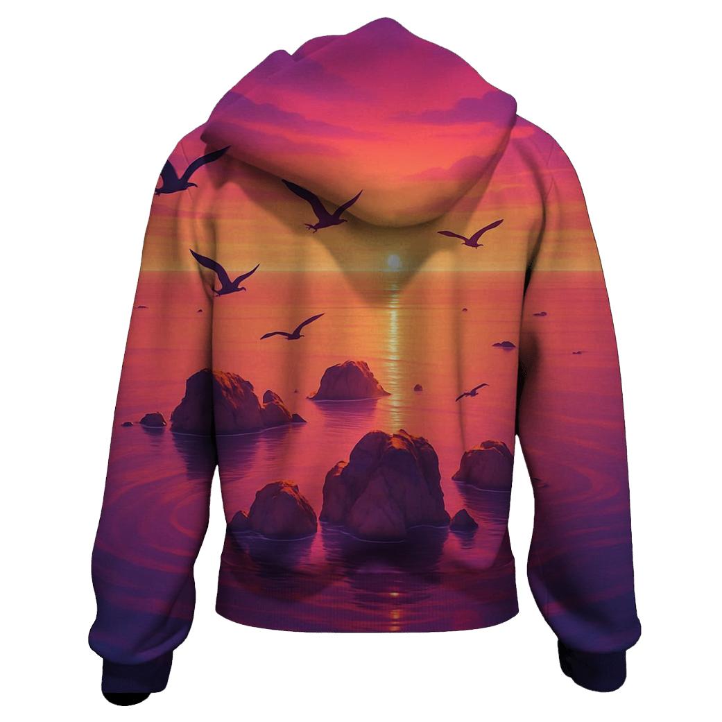 Twilight Archipelago Reflection graphic hoodies