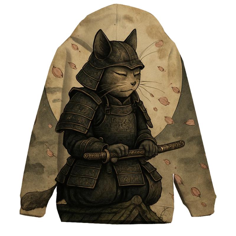 Samurai Moon Whisper pullover hoodies