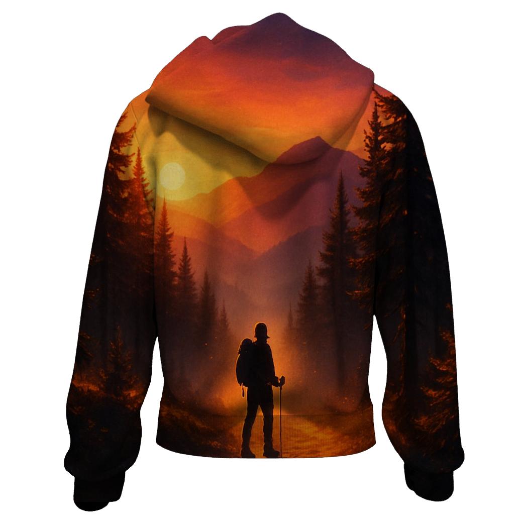 Gilded Pine Dusk lightweight hoodies