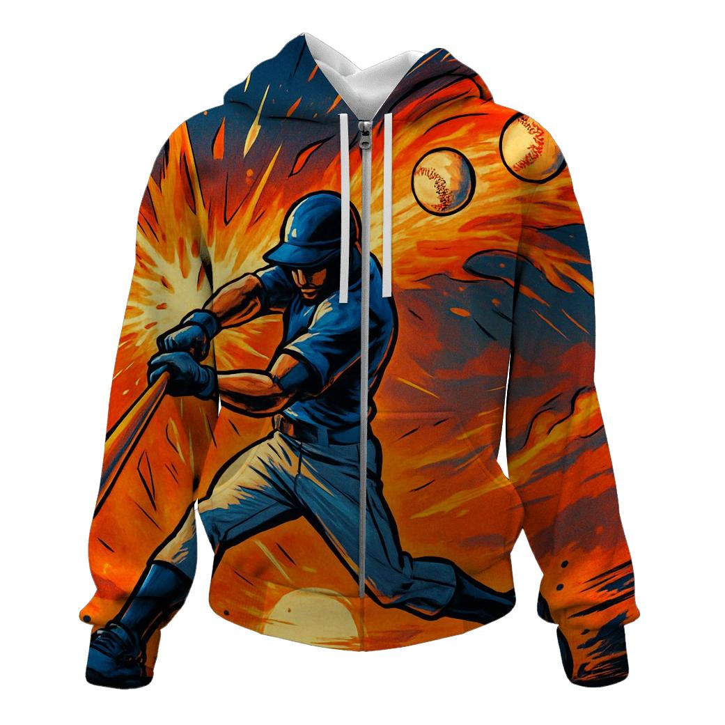 Sunset Homer Burst hoodie trends
