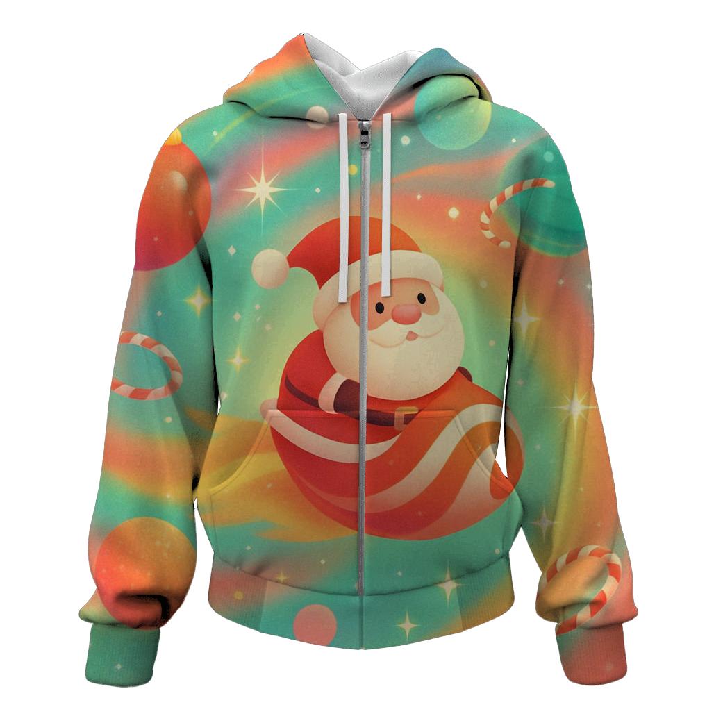Candy Galaxy Santa hoodie styles