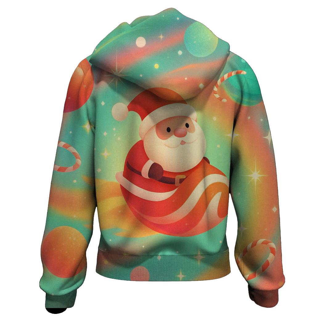 Candy Galaxy Santa hoodie styles