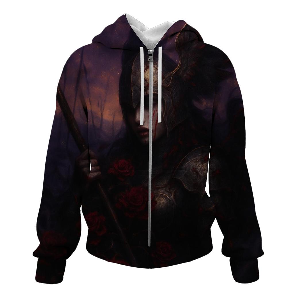 Bloodrose Valkyrie designer hoodies