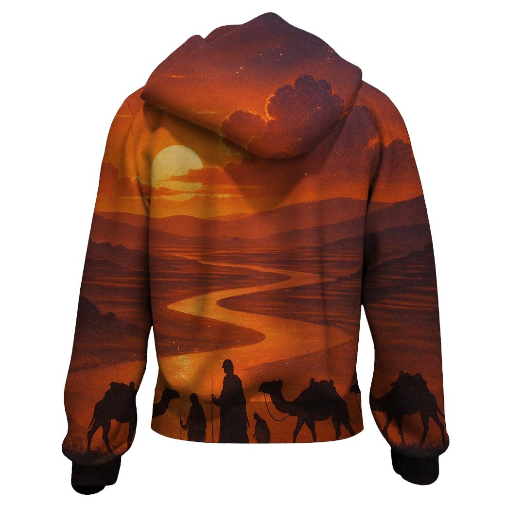 Silk Road Sundown pullover hoodies