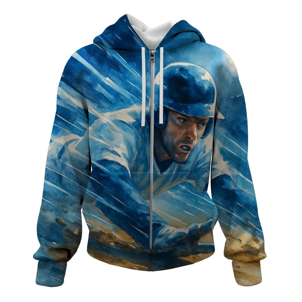 Glide Of The Base Runner zip-up hoodies