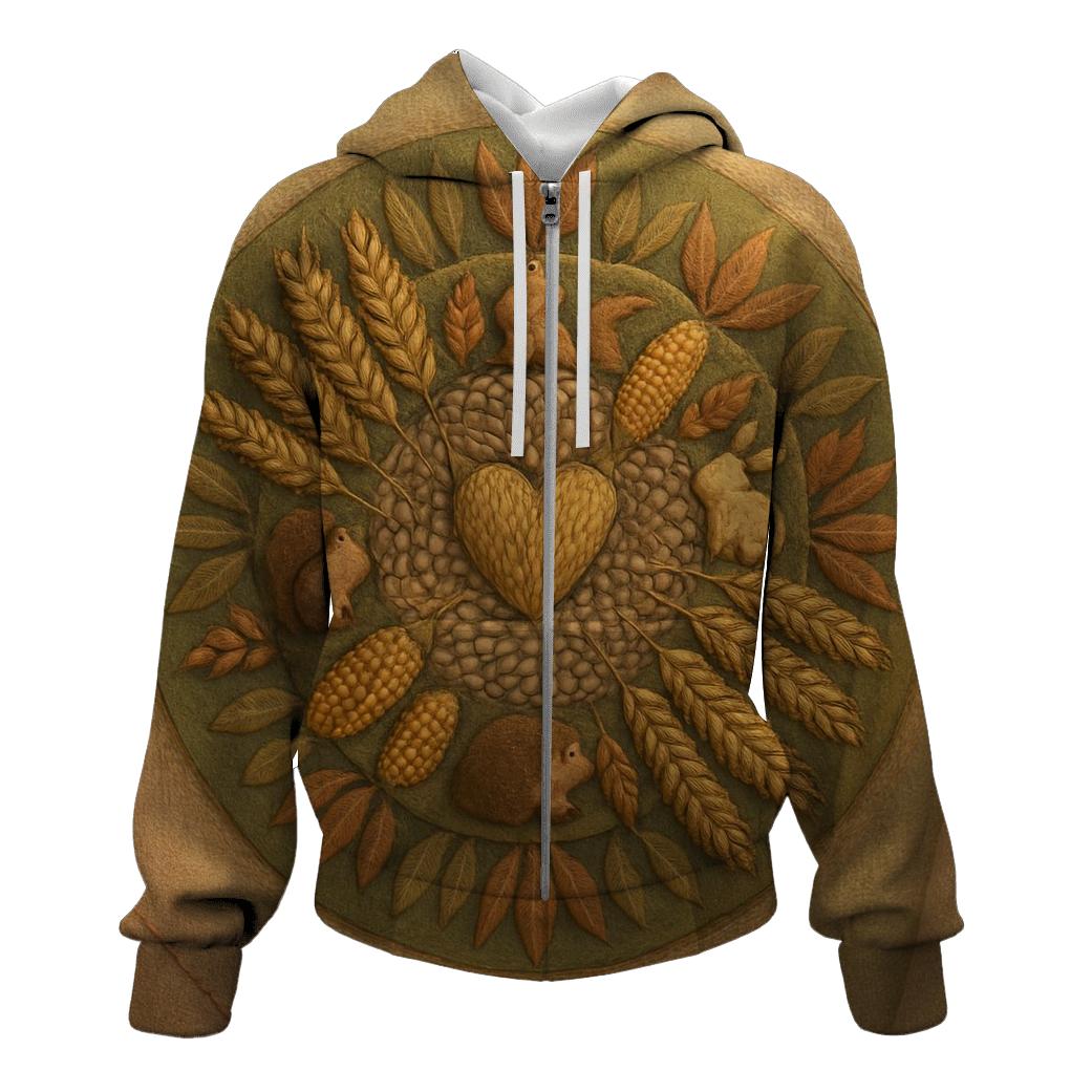 Grains And Gratitude Tapestry hoodie designs