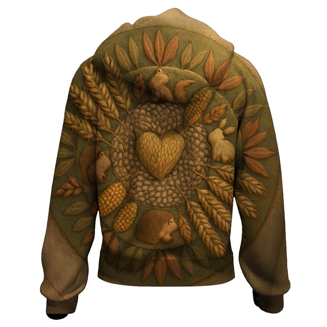 Grains And Gratitude Tapestry hoodie designs