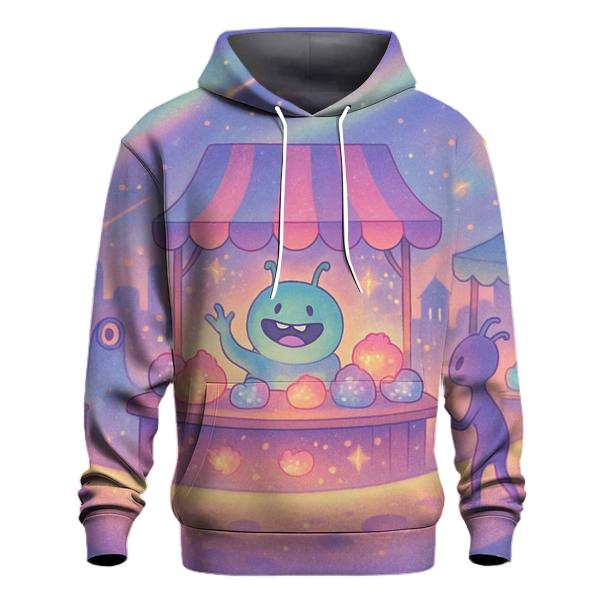 Pastel Meteor Market zip-up hoodies